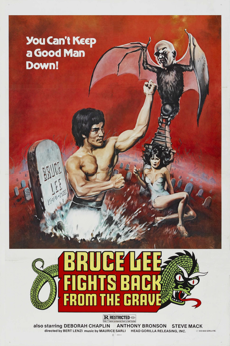 Illustration for article titled Insane 1977 movie sent Bruce Lee to Hell to meet Popeye, Dracula, and James Bond
